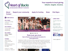 Tablet Screenshot of heartofbucks.org